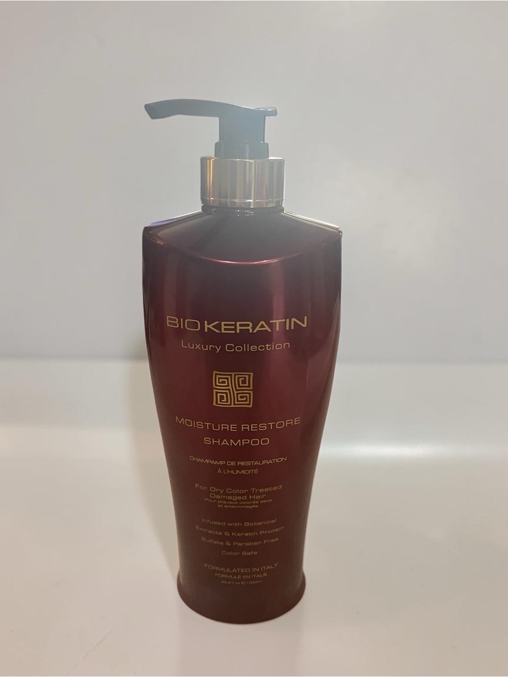BioKeratin Luxury Collection Moisture Restore Shampoo 33.8 oz Salon Size